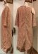 画像4: 50〜60年代ピンクベージュ総レースサテンりぼん付きスカラップフレアスリーブ五分袖スモッグドレス