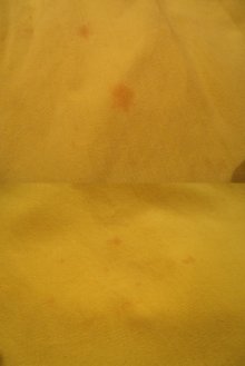 他の写真1: イエロー×ブラウン単色サンアントニーノ刺繍半袖メキシカンロングドレス