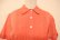 画像7: 50〜60年代ブラッドオレンジ無地ピンタッグハーフボタン半袖シャツ型ドレス