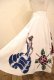 画像12: 50〜60年代ホワイト×カラフル花＆ダンサーペイントスパンコール刺繡メキシカンサーキュラースカート
