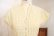 画像10: 50〜60年代レモンイエロー×ホワイトギンガムチェック柄ハーフボタンポケット付き半袖ドレス