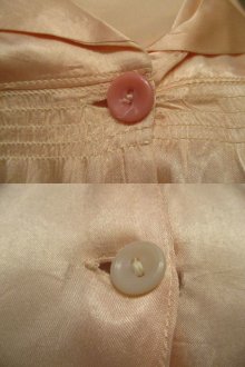 他の写真1: 50〜60年代ペールピンク無地丸襟ベッドジャケット