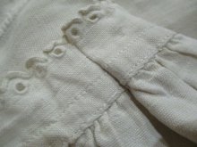 他の写真1: "antique"ホワイトM・J刺繍スクエアネック半袖ナイティドレス