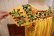 画像10: イエロー×カラフル花刺繍サンアントニーノメキシカン半袖ロングドレス