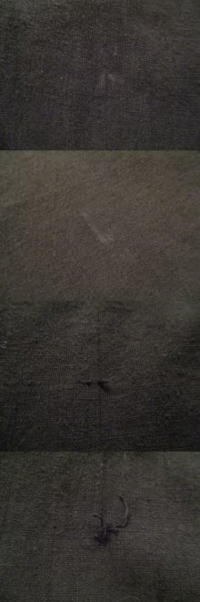 他の写真2: "antique"ブラック英字&花刺繍ラウンドネック後染め半袖ナイティドレス