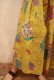 画像3: 50〜60年代ライトグリーン×ゴールド×カラフルお花&動物柄フレアスカート