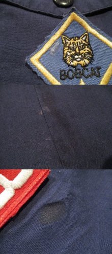 他の写真3: "BOY SCOUTS"オフィシャルユニフォームネイビーワッペン＆胸ポケット付き半袖シャツ
