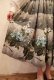 画像9: 50〜60年代グレー×サックス花柄グラデーションフレアスカート