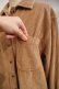 画像9: "L.L.Bean"ライトブラウン胸ポケット付き長袖コーデュロイシャツ