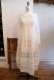 画像8: ”antique”ホワイト花刺繍スカラップレース襟付き長袖シースルードレス