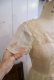 画像15: ”antique”生成りボタニカル刺繍スカラップスクエアネック半袖シースルードレス (15)