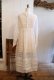 画像10: ”antique”ホワイト花刺繍スカラップレース襟付き長袖シースルードレス (10)