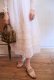 画像5: ”antique”ホワイト花刺繍スカラップレース襟付き長袖シースルードレス (5)