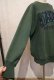 画像10: 90年代USA製”Champion”reverse weaveグリーン×ブルーチェックOHAIO刺繍クルーネック長袖スウェット