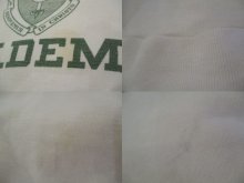 他の写真3: 50〜60年代ホワイト×グリーン"FLAGG"染み込みプリントクルーネック長袖スウェット