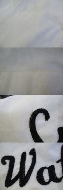 他の写真3: 50〜60年代”Hilton”ホワイト×ブラックチェーン刺繍ポケット付き開襟半袖ボーリングシャツ