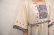 画像8: 70年代ホワイト×カラフルボタニカル花柄フレアスリーブ五分袖ロングドレス