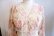 画像11: 70年代クリーム×ピンクシャーリングリボン付きフレアスリーブ七分袖ロングドレス
