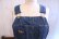 画像12: 60年代"OSHKOSH"インディゴブルー×カラフルパッチワークキルティング切替デニムオーバーオールスカート