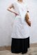 画像4: ”antique”ホワイト×レッドイニシャル刺繡入りラウンドネック半袖ナイティドレス