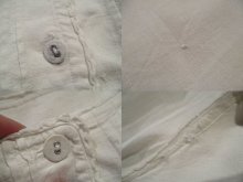 他の写真1: ”antique”ホワイト×レッドイニシャル刺繡入りラウンドネック半袖ナイティドレス