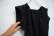 画像10: ”antique”ブラックスカラップリボン付き後染めフレンチスリーブナイティドレス