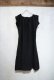 画像8: ”antique”ブラックスカラップリボン付き後染めフレンチスリーブナイティドレス