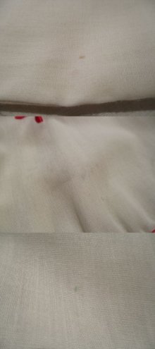 他の写真3: クリーム×レッド花刺繡襟付き長袖チュニック