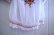 画像5: vintageホワイト×カラフル花ハンガリー刺繍Vネック半袖チュニック