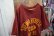 画像11: 70年代”Russell Athletic”金タグ前期ボルドー×マスタードオレンジ英字プリントWフェイスクルーネック半袖Tシャツ