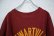 画像13: 70年代”Russell Athletic”金タグ前期ボルドー×マスタードオレンジ英字プリントWフェイスクルーネック半袖Tシャツ