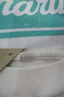 他の写真2: ”Carlos'n Charlie's”ホワイト×グリーン×パープルフロッグ＆英字プリントクルーネック半袖Tシャツ