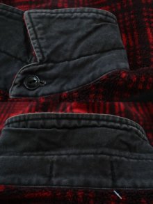 他の写真1: ”Ralph Lauren”レッド×ブラックチェック襟付き長袖プルオーバーフリーストップ
