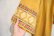 画像11: 70年代マスタードイエロー×カラフルグアテマラ刺繍ハーフジップフード付きフレアスリーブ長袖マキシドレス