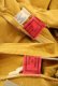 画像17: 70年代マスタードイエロー×カラフルグアテマラ刺繍ハーフジップフード付きフレアスリーブ長袖マキシドレス