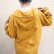 画像7: 70年代マスタードイエロー×カラフルグアテマラ刺繍ハーフジップフード付きフレアスリーブ長袖マキシドレス