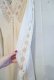 画像11: 70年代アイボリー花レースＶネックパフスリーブ長袖ドレス