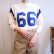 画像2: ホワイト×ブルーナンバリングクルーネック七分袖フットボールTシャツ (2)