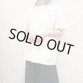 ”Ralph Lauren”ホワイトクルーネック半袖フットボールTシャツ