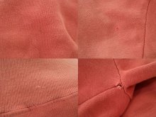 他の写真2: 50〜60年代ピンク×ホワイトフロッキープリントクルーネック半袖スウェット