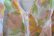 画像18: 70年代ホワイト×オレンジ花柄フリルVネックフレアスリーブ長袖シースルードレス