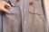 画像13: 70年代"BIGMAC"サックスブルー×ホワイト花＆ヤシの木＆鳥刺繍レース・ポケット付き長袖シャンブレーシャツ