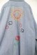 画像14: 70年代”BIGMAC”サックスブルー×カラフル太陽＆蝶々刺繍ポケット付き長袖シャンブレーシャツ