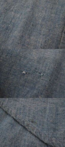 他の写真1: 60〜70年代”BIGMAC”サックスブルーポケット付き長袖シャンブレーシャツ