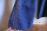 画像17: 60〜70年代ブルー×パステルレインボー刺繍ポケット付き半袖デニムオールインワン (17)
