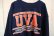 画像7: 80年代”Champion”ネイビー×オレンジ英字ロゴプリントクルーネック七分袖フットボールTシャツ