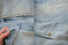 他の写真3: 50〜60年代ライトブルー無地ポケット襟付き半袖シャンブレーシャツ