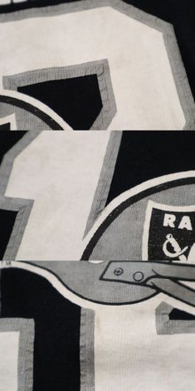 他の写真1: 70〜80年代”Champion”バータグブラック×ホワイトクルーネック半袖フットボールTシャツ