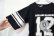 画像7: 70〜80年代”Champion”バータグブラック×ホワイトクルーネック半袖フットボールTシャツ