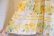 画像11: 70年代ホワイト×イエロー花柄カシュクールノースリーブシースルードレス